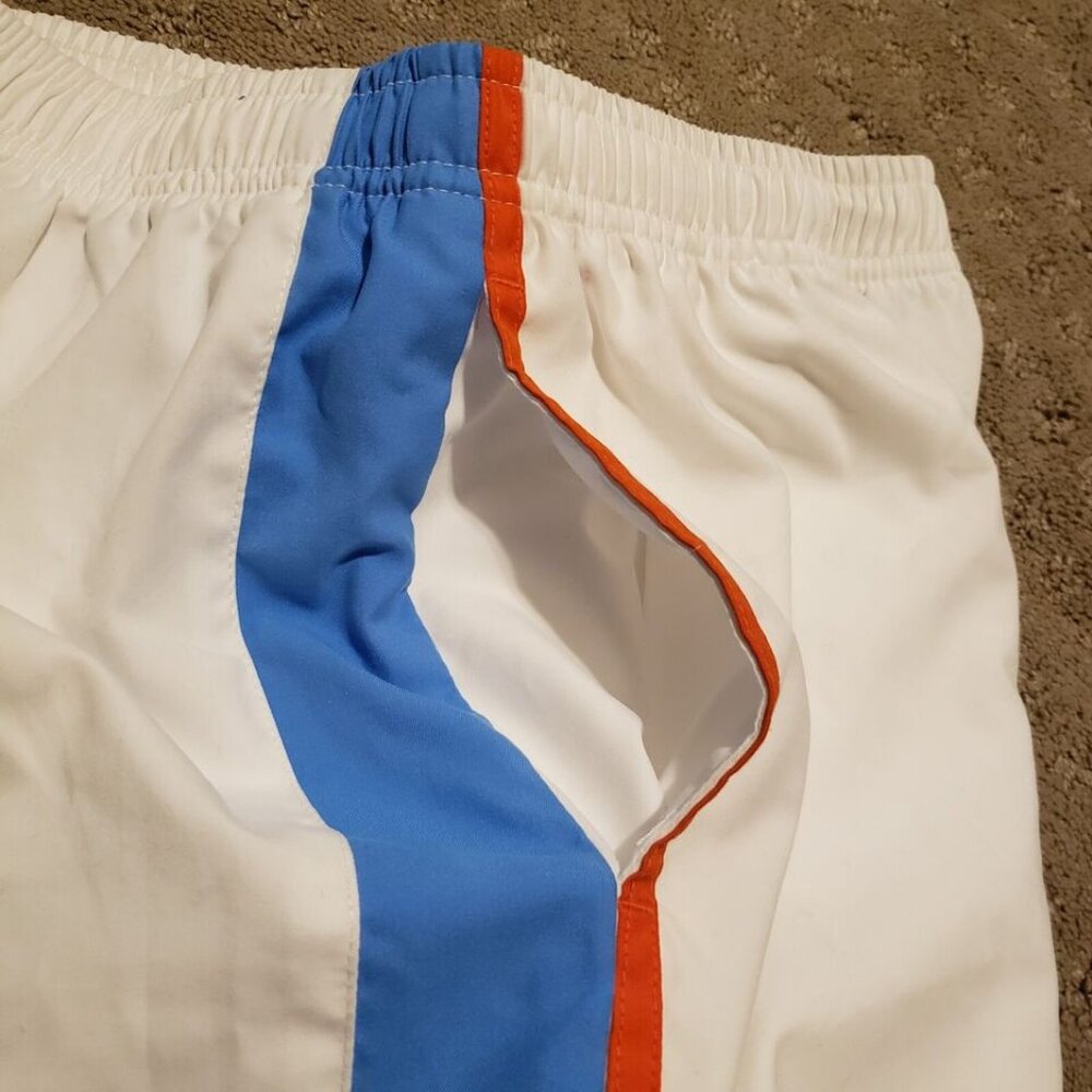 Vintage Nike Striped Cropped Track Pants Women's Small S White Y2K Athliesure - Picture 4 of 13
